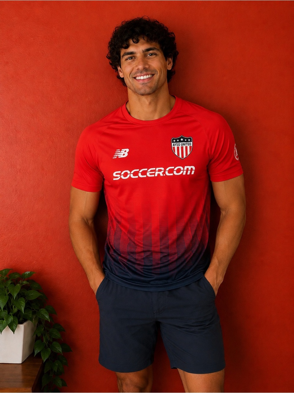 New Balance AYSO United #25 Soccer Jersey Red – Men’s Small – BNWT